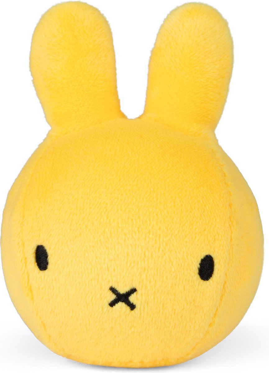 Bon ton toys Miffy - balle squish jaune - 9 cm - 3.5''