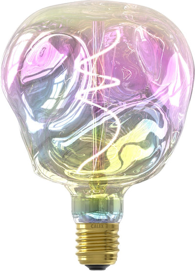 Calex organique néo arc-en-ciel - lampe LED e27 - source de lumière à filament dimmable - 4w - lumière blanc chaud