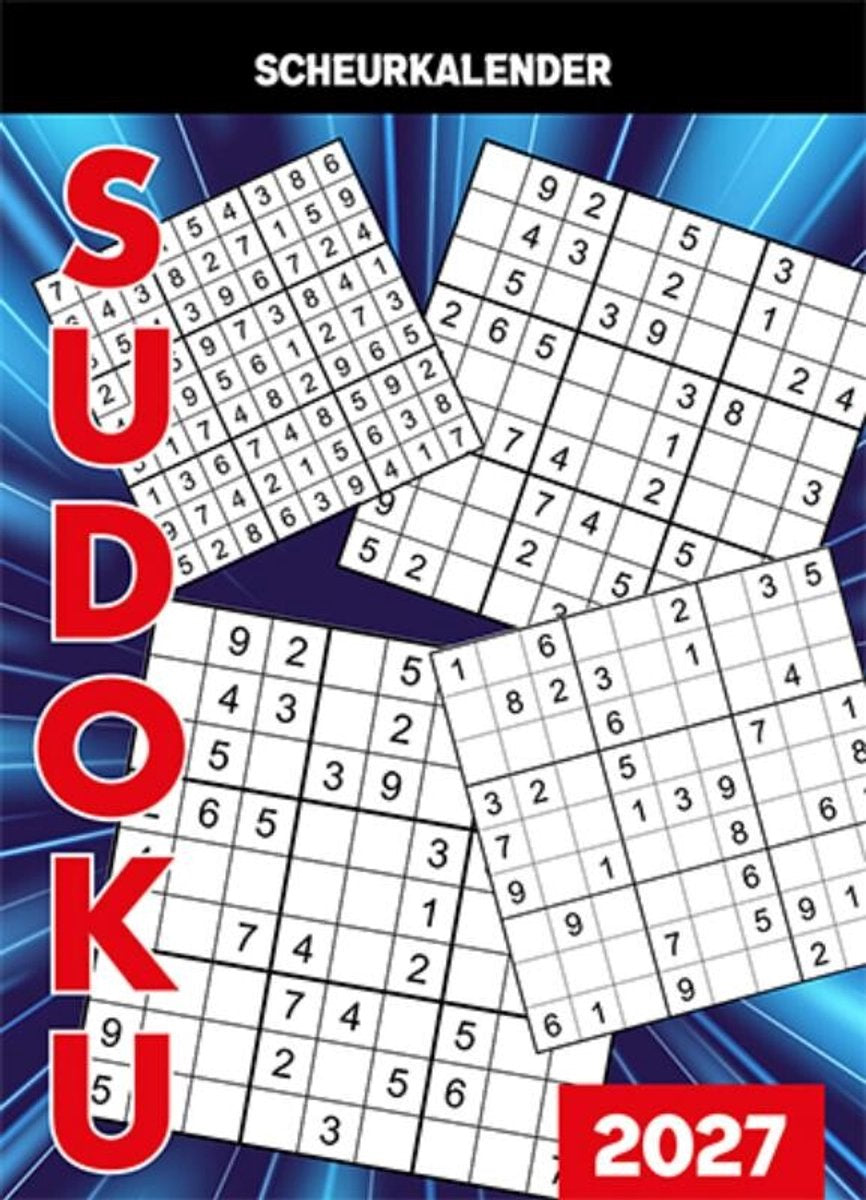 Calendrier détachable 2027 sudoku