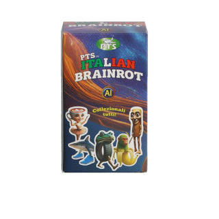 Clé 3D brainrot italienne. aveugleb. 4cm 12 ast | 24 pièces