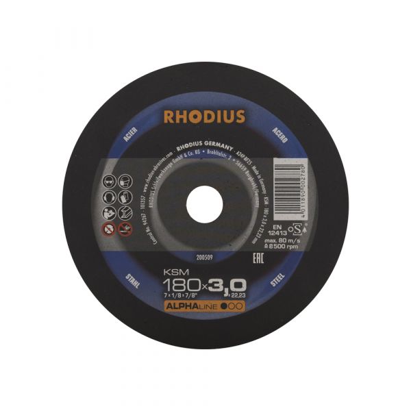 Disque de coupe 180x3 métal