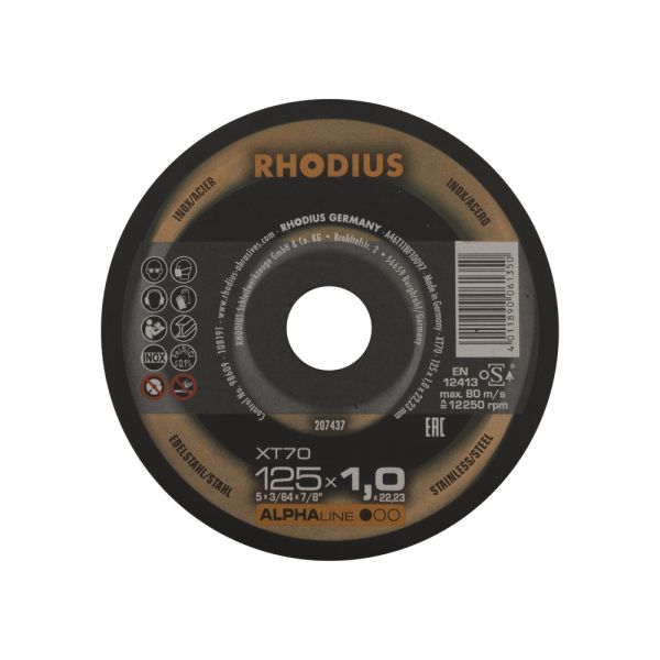 Disque à tronçonner 125x1 10 en étain