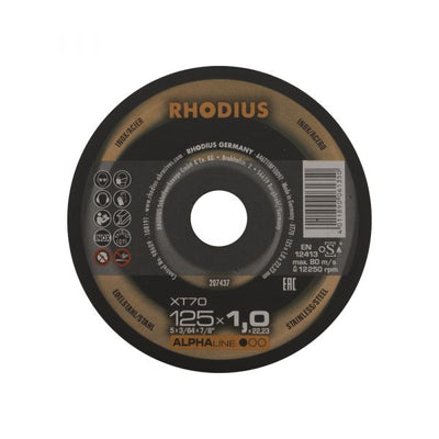 Disque de coupe 125x1 10 in