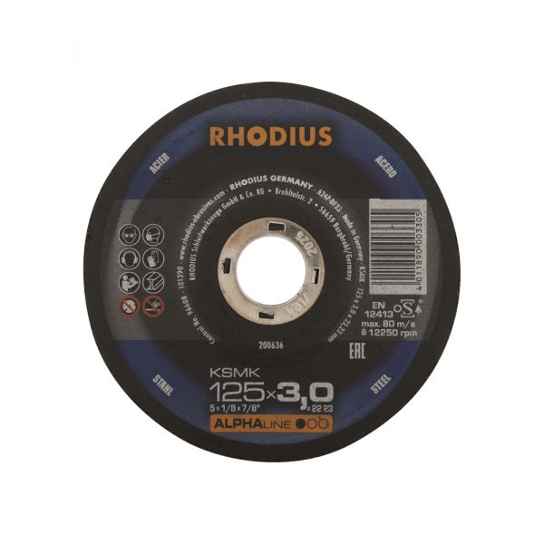 Disque de coupe 125x3 métal