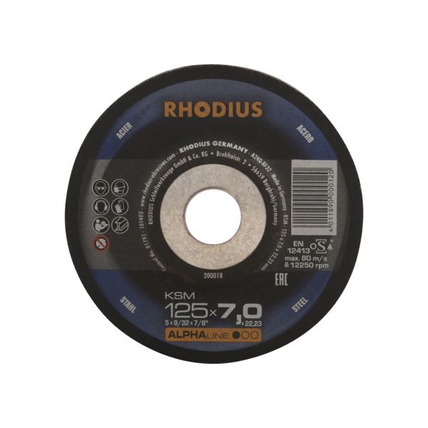 Disque à meuler 125x7