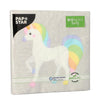 Serviettes Papstar licorne 3 couches 33x33cm