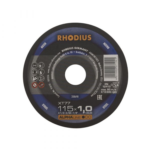 Disque de coupe 115x1 métal