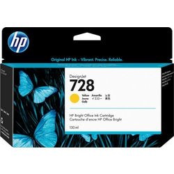 Cartouche d'encre hp 728 130 ml jaune