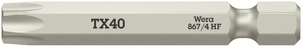 Wera 867 4 embouts torx® hf avec fonction de maintien, tx 40 x 50 mm - 05060511001
