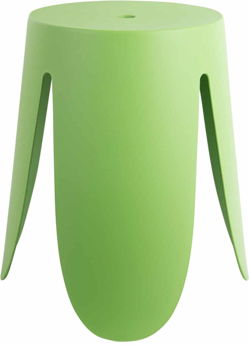 Tabouret Leitmotiv Ravish - vert - ø43cm - scandinave
