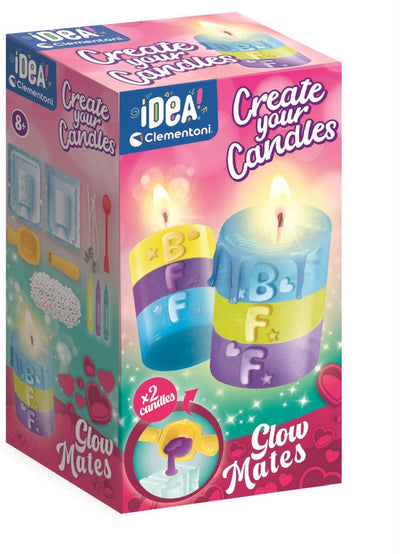 Clementoni - artisanat d'art créez votre jardin de bougies - kit de fabrication de bougies - jouets créatifs - à partir de 8 ans