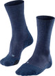 Falke tk2 laine anti-ampoules laine épaisse matériau fonctionnel chaussettes de marche hommes bleu - taille 42-43