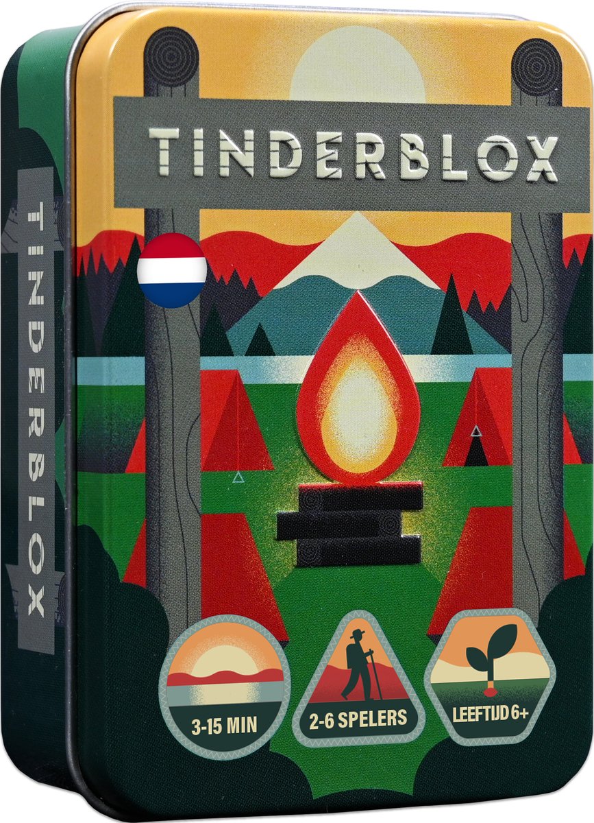 Asmodee Tinderblox - rapide, passionnant - jeu de société compact