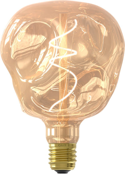 Calex organique néo or - Lampe LED E27 - source lumineuse à filament dimmable - 4W - lumière blanc chaud