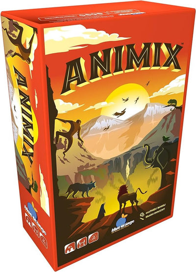 Jeux Geronimo jeux bleu orange - animix - jeu d'adresse - 2-6 joueurs - à partir de 8 ans