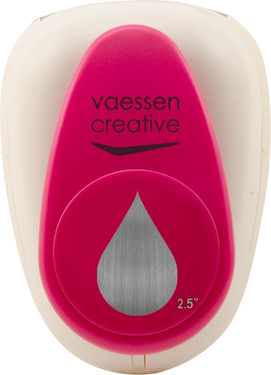 Vaessen creative punch - figure punch - goutte - 4,2 x 6,4 cm