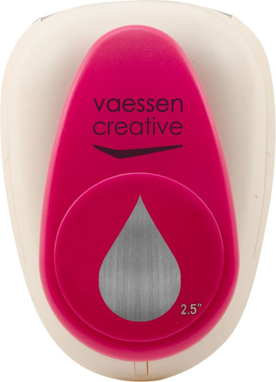 Vaessen creative punch - figure punch - goutte - 4,2 x 6,4 cm