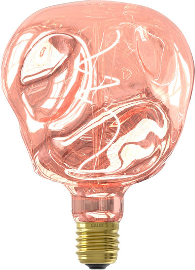 Calex organique néo rose - lampe LED e27 - source lumineuse à filament dimmable - 4w - lumière blanc chaud