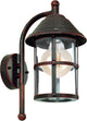 Eglo san telmo - éclairage extérieur - applique - 1 lumière - marron antique - clair