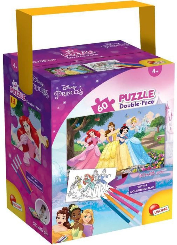 Lisciani giochi puzzle mini w tubie 60 elementów księżniczki - mini puzzle dans un tube avec 60 pièces princesses