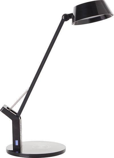 Brilliant kaila - desk lamp - integrated LED 8w - wireless charging station - color choice 3000-6000k - black