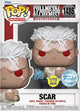 Animation Funko pop : fullmetal alchemist : fraternité - cicatrice (lueur dans le noir) pop #1486