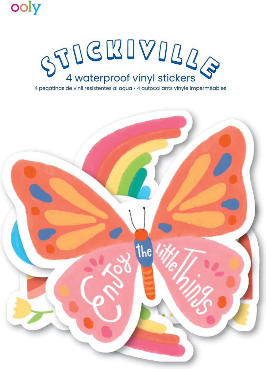 Ooly - autocollants stickiville : rêve - vinyle (4 die-cut)
