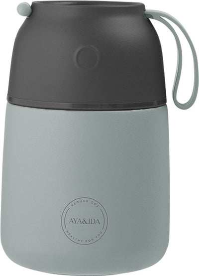 Aya ida - foodie - bouteille thermos - récipient alimentaire - 500ml - vert menthe