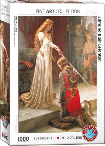 Eurographics - la cérémonie de chevalerie [la distinction] - Edmund Blair Leighton - 1000 pièces 48×68cm (l×h) - puzzle d'art