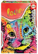 Educa - puzzle - 1000 pièces - dean russo - amour de chat inclinable