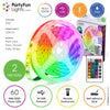 Partyfun lumières bande led usb 2 mètres ip65