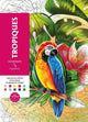 Hachette pratique – tropiques – coloriage avec numéros – 100 pièces