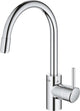 Robinet de cuisine Grohe Concetto - douchette extractible - rotatif - chrome