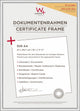 Walther new lifestyle - cadre en plastique - format photo 21x29,7 cm (din A4) - verre d'art - argent
