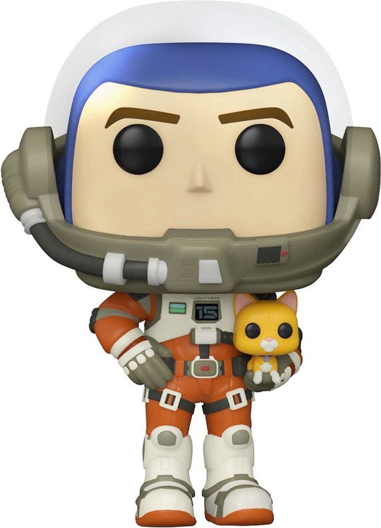 Figurine de collection Funko Lightyear Disney pop ! buzz l'Éclair avec sox (costume xl-15) 9 cm multicolore