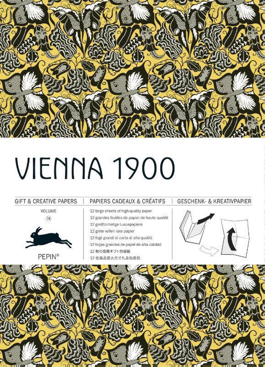 Pepin vienne 1900 : cadeau livre papier créatif vol. 74 : livre cadeau et papier créatif vol 74 (papiers créatifs cadeaux