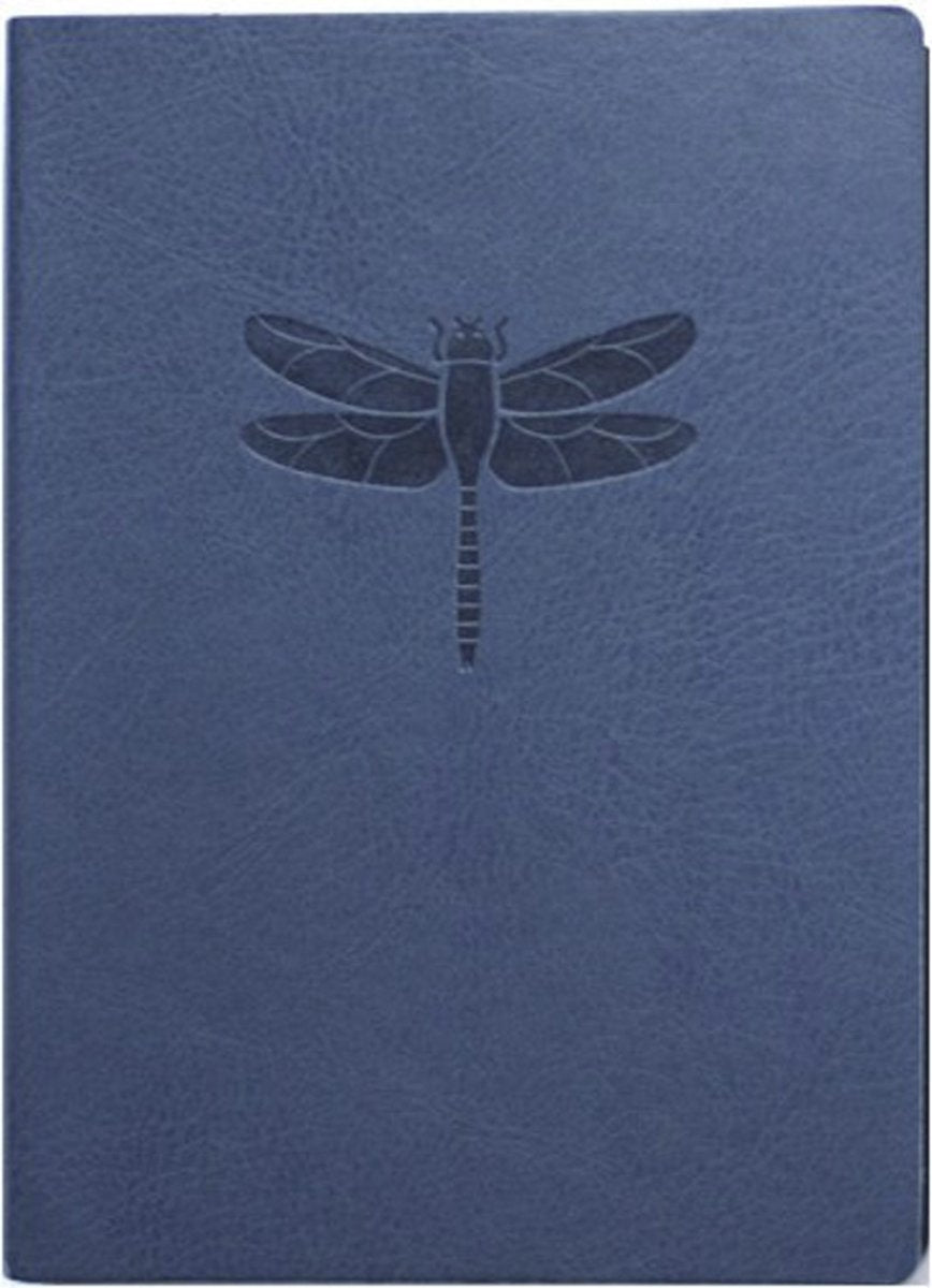 Carnet Eccolo - libellule bleue essentielle - trait - env. 13x18cm - ec-d303l