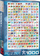 Eurographics - drapeaux du monde - 1000 pièces 48×68cm (l×h) - puzzle