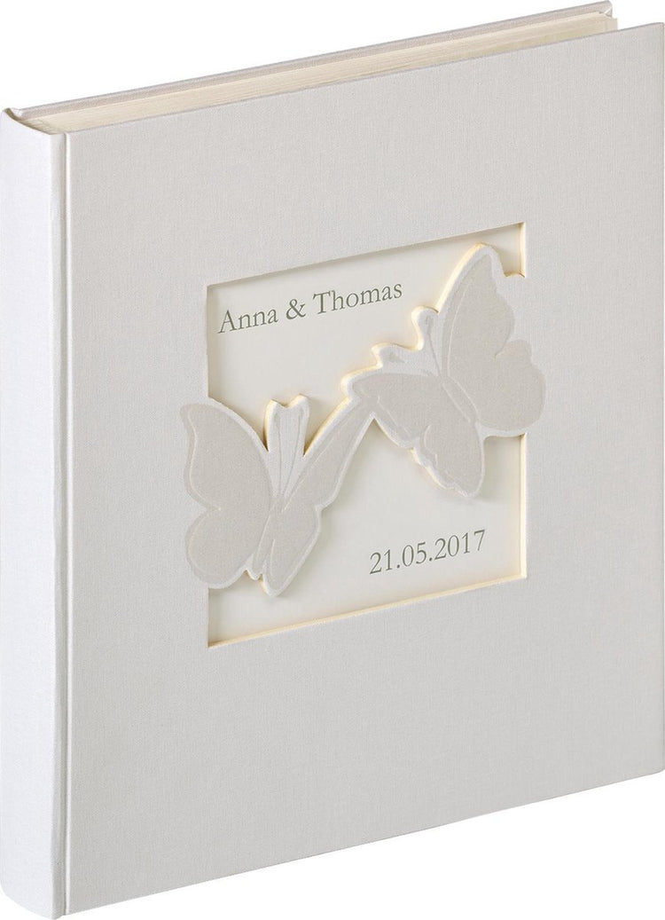 Walther uh-201 farfalla - album de mariage - taille 28x30,5 cm - nacre