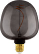 Lampe LED Eglo - E27 - ø 12,5 cm - G125 - noir - 2000k - dimmable