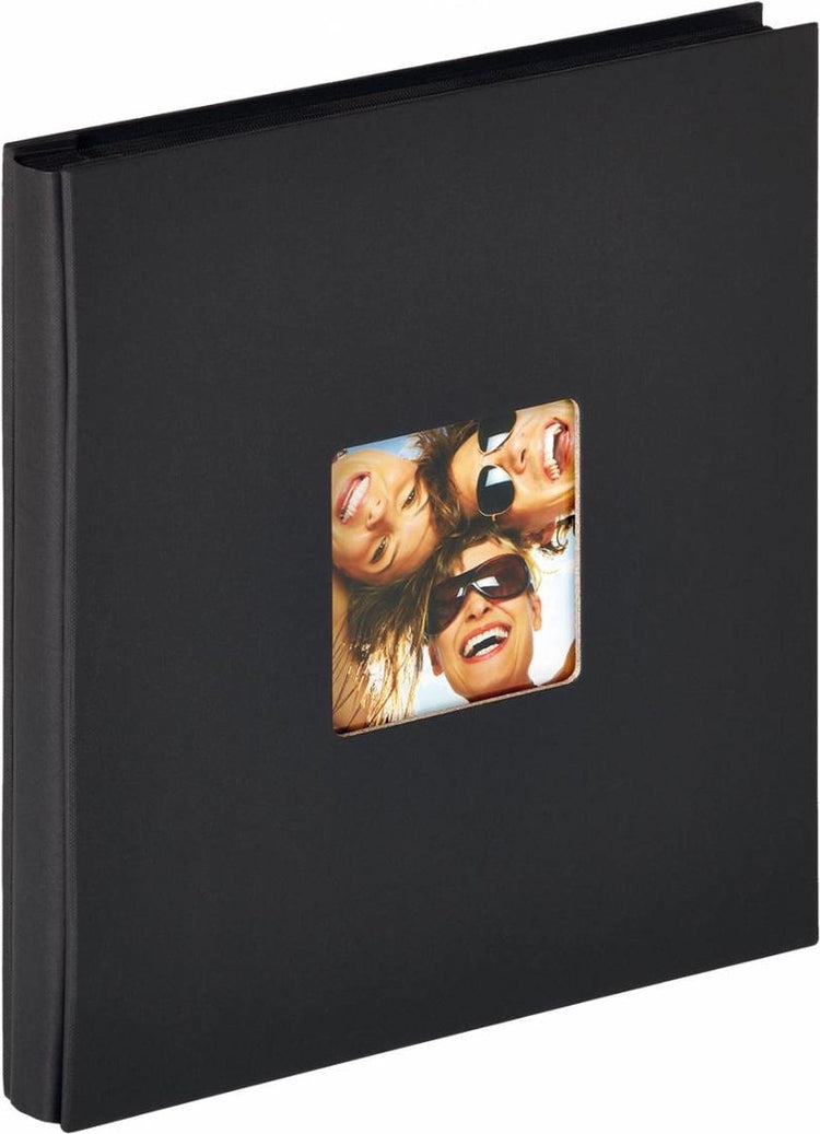 Walther ea-110-b fun - album de photos - format 31 x 33 cm - 400 photos 10 x 15 cm - noir
