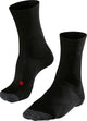 Falke te2 chaussettes de tennis en coton anti-ampoules en matériau fonctionnel hommes noir - taille 44-45