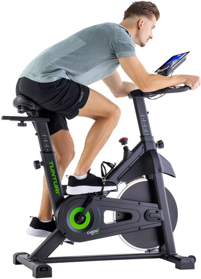 Vélo sprinter Tunturi cardio fit s20 - vélo de fitness - vélo d'appartement - Bluetooth - résistance manuelle - avec application gratuite