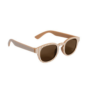 Lunettes de soleil Little Dutch rayures marron