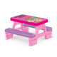 Dolu Barbie Picnic Table 79x69x42 cm rose violet