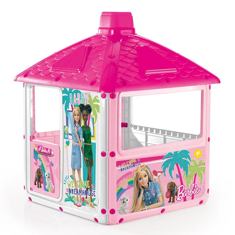 Barbie City Speelhuis 132x104x104 cm rose blanc