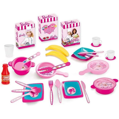 Dolu Barbie Speelkeuken + son rose