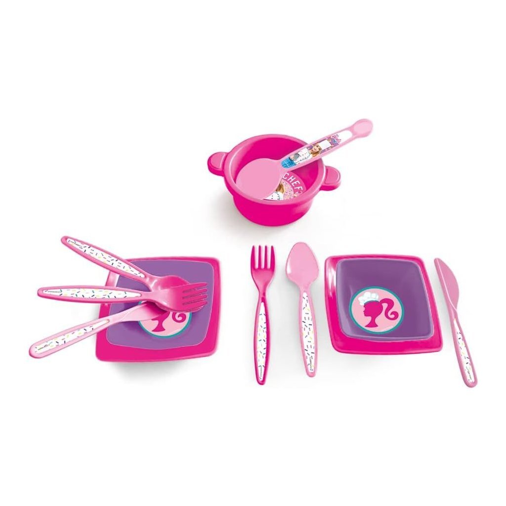 Dolu Barbie micro-ondes + son rose violet