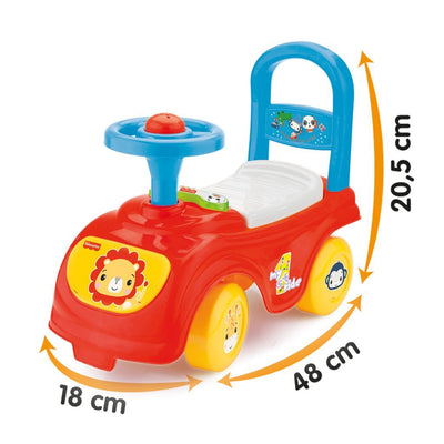 Fisher Price Walking Car + Horn Red Blue Yellow