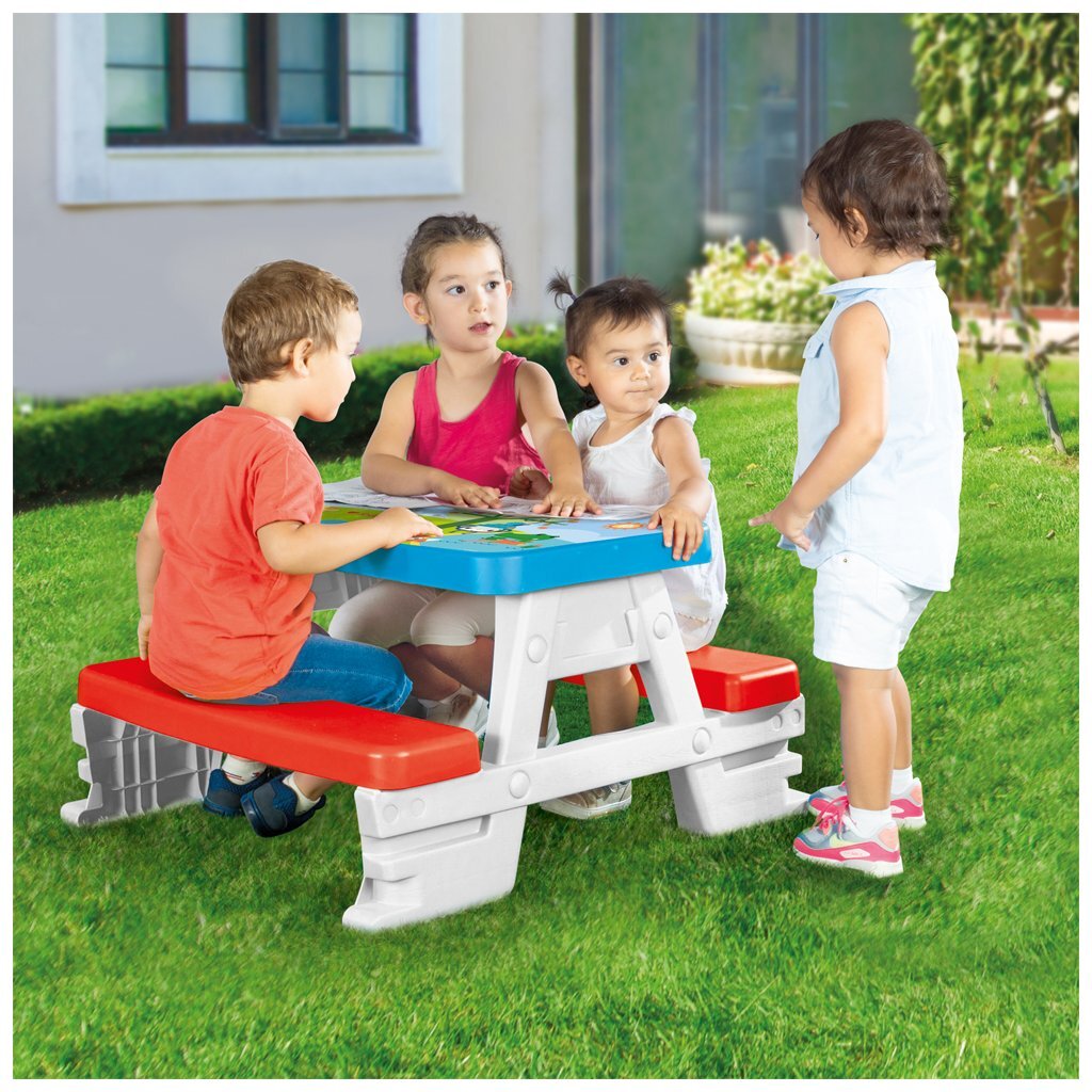 Dolu Fisher Prix Picnic Table rouge blanc rouge